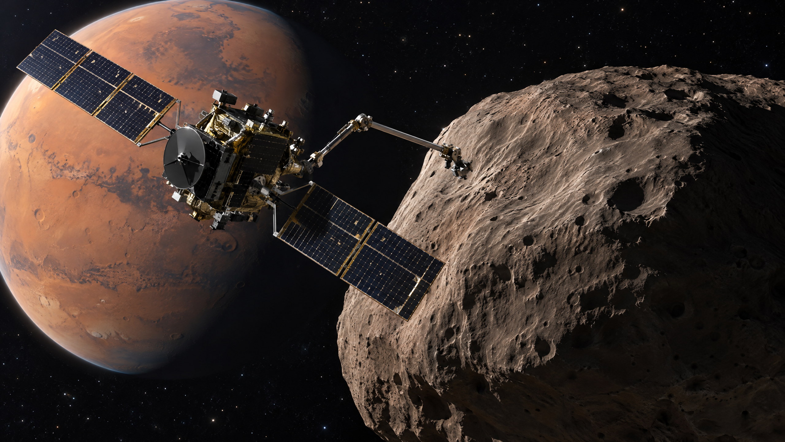 JAXA’s MMX Launches Toward Phobos on H3F10